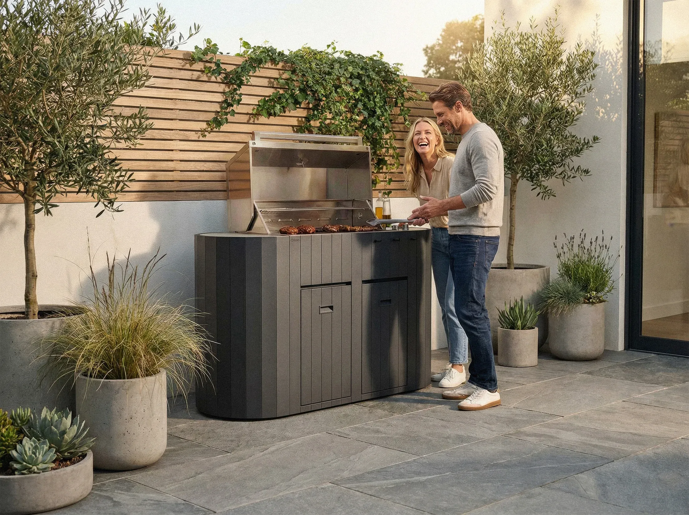 OVO GS outdoor kitchen arrangement